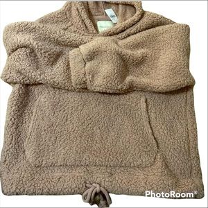 American Eagle Sherpa Hooded Sweater